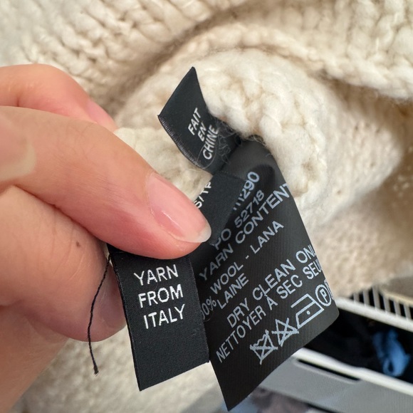 Derek Lam Women's Cream Knit Sweater 100% wool new without tag - Picture 11 of 11